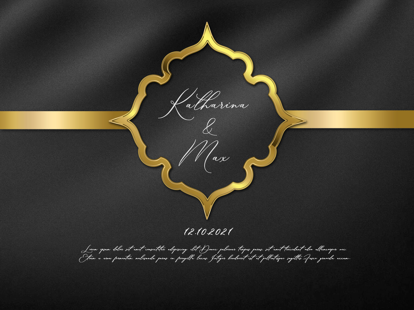Geometric Gold Vintage Frame Edition Clipart