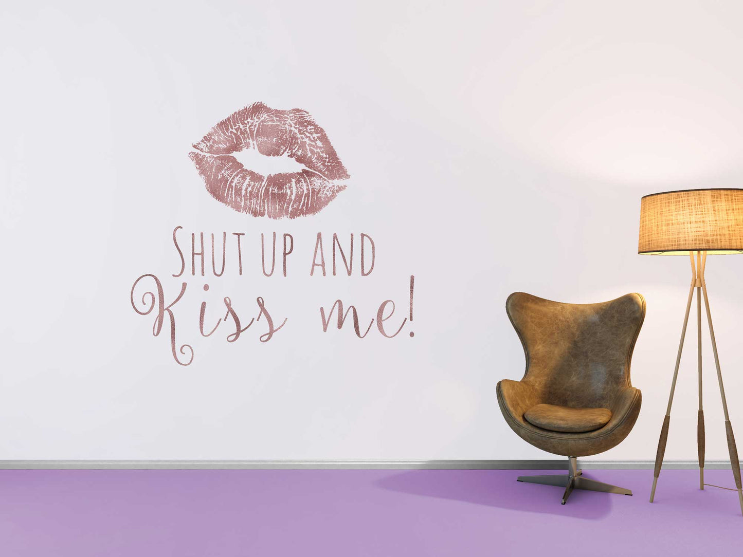 Rose Gold Sparkle Glitter Foil Lips PNG ladyjdesignstore