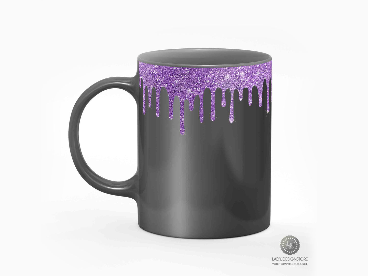 Sparkly Halloween Dripping Foil Digital Paper Pack | Gold Green Purple Glitter Drip Textures for Halloween Crafts & Invitations – LadyJDesignStore