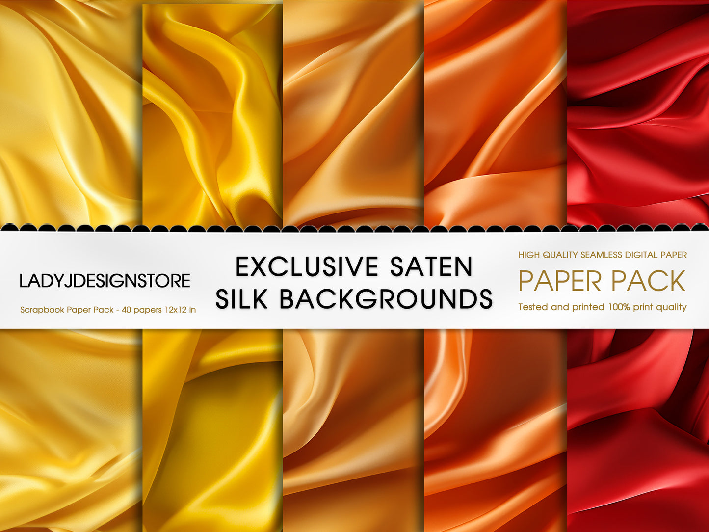 Exclusive Satin Silk Backgrounds – Digital Paper Pack