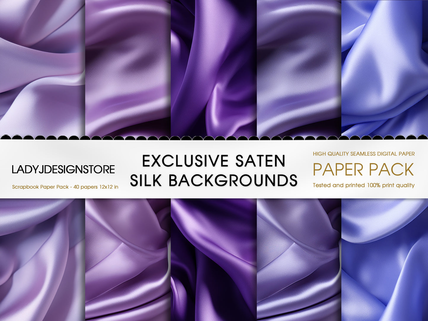Exclusive Satin Silk Backgrounds – Digital Paper Pack