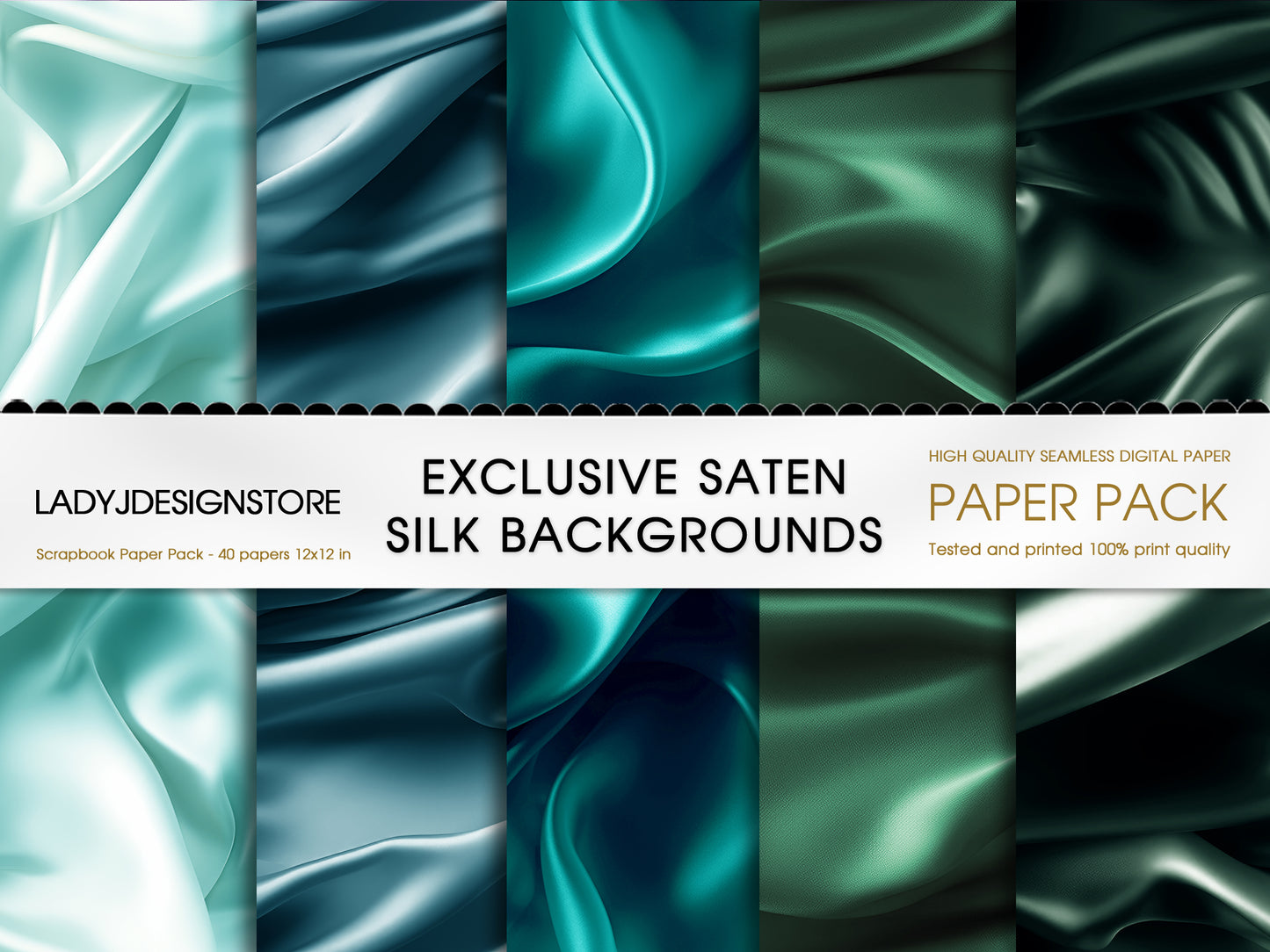 Exclusive Satin Silk Backgrounds – Digital Paper Pack
