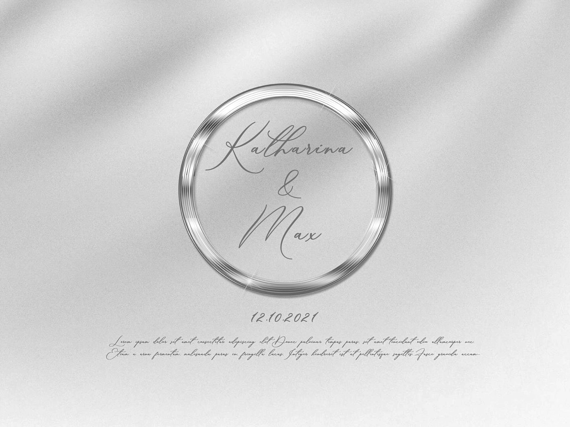 Silver Circular Frames Edition Clipart