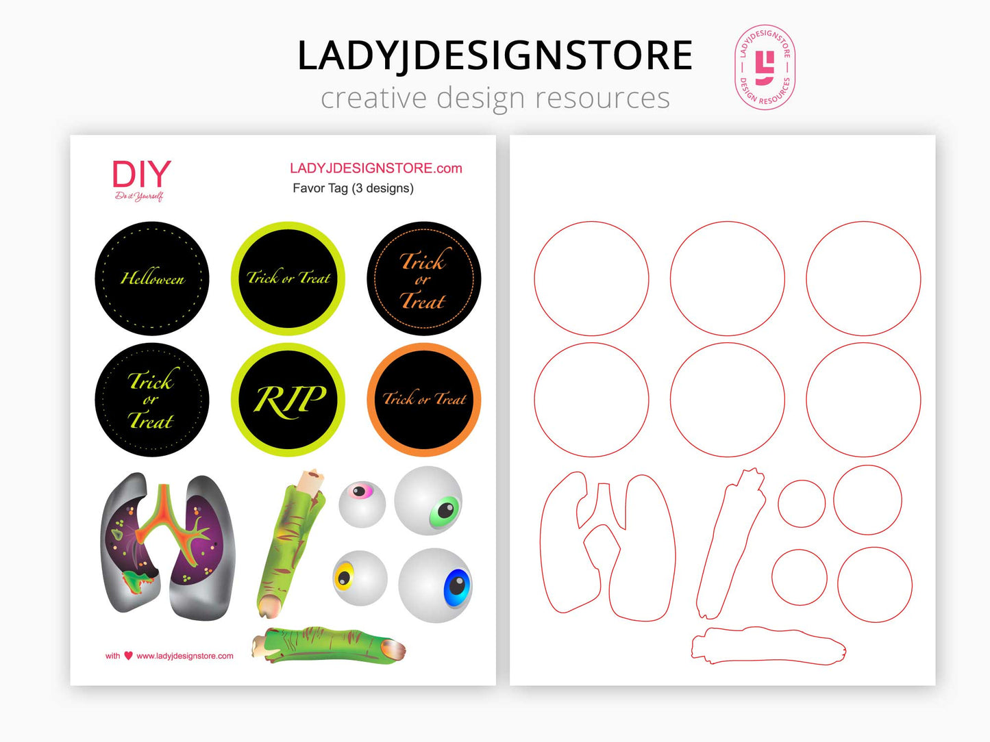 Halloween Coffin Shaped Treat Box SWG Cut fille